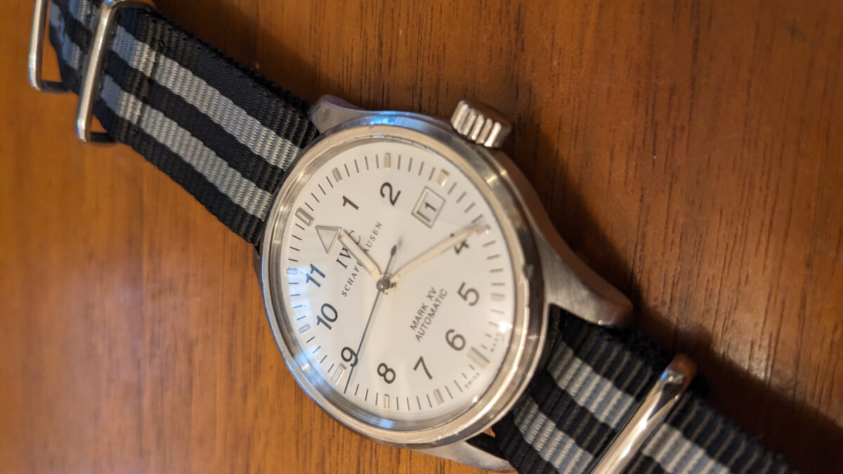 IWCマーク15（Mark XV）、白文字盤に関する考察